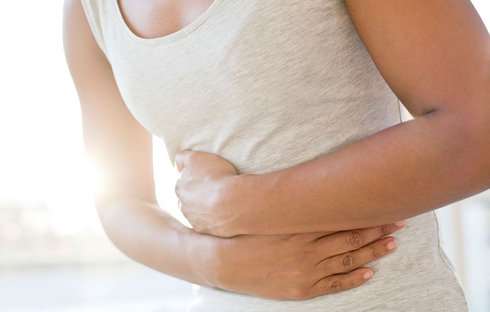 pain in women's lower stomach