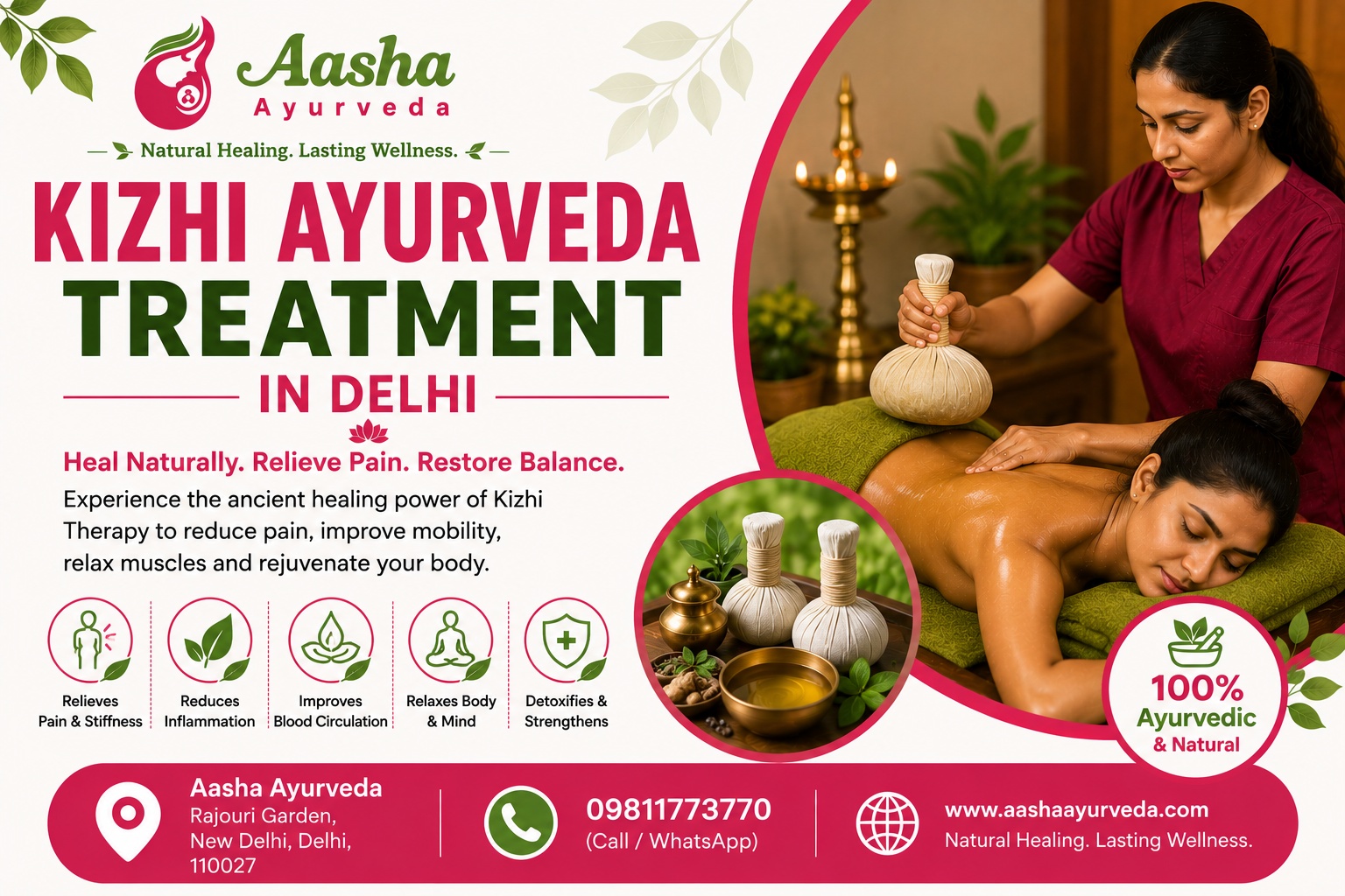 Kizhi Ayurveda Therapy in Delhi