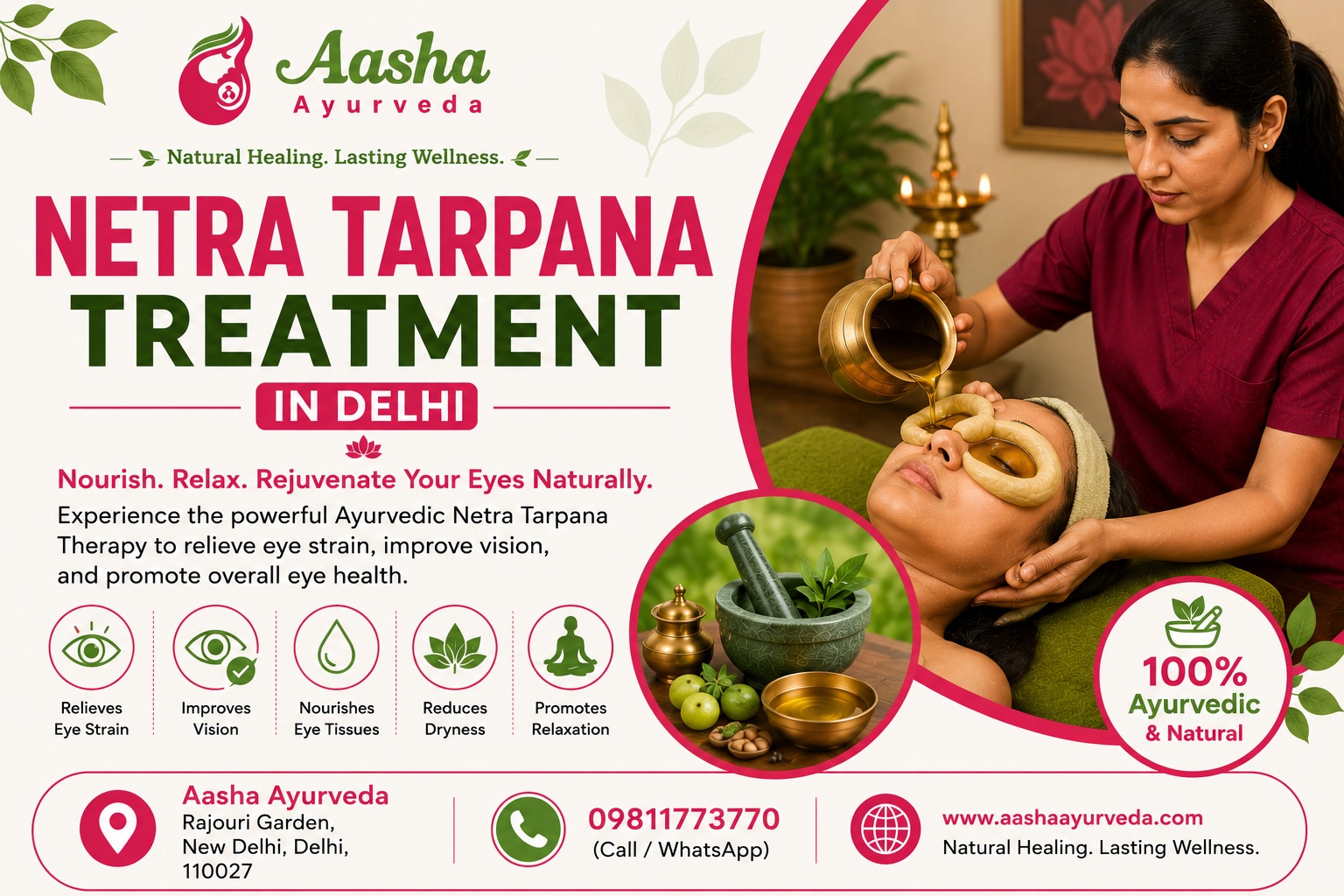 Netra Tarpana Treatment in Delhi