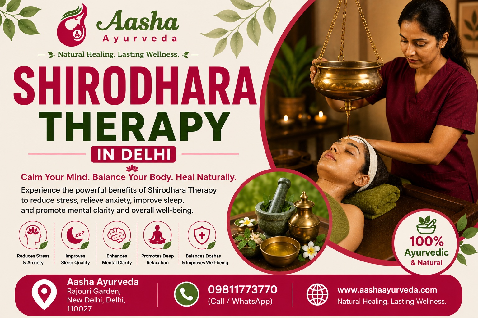 shirodhara therapy in delhi