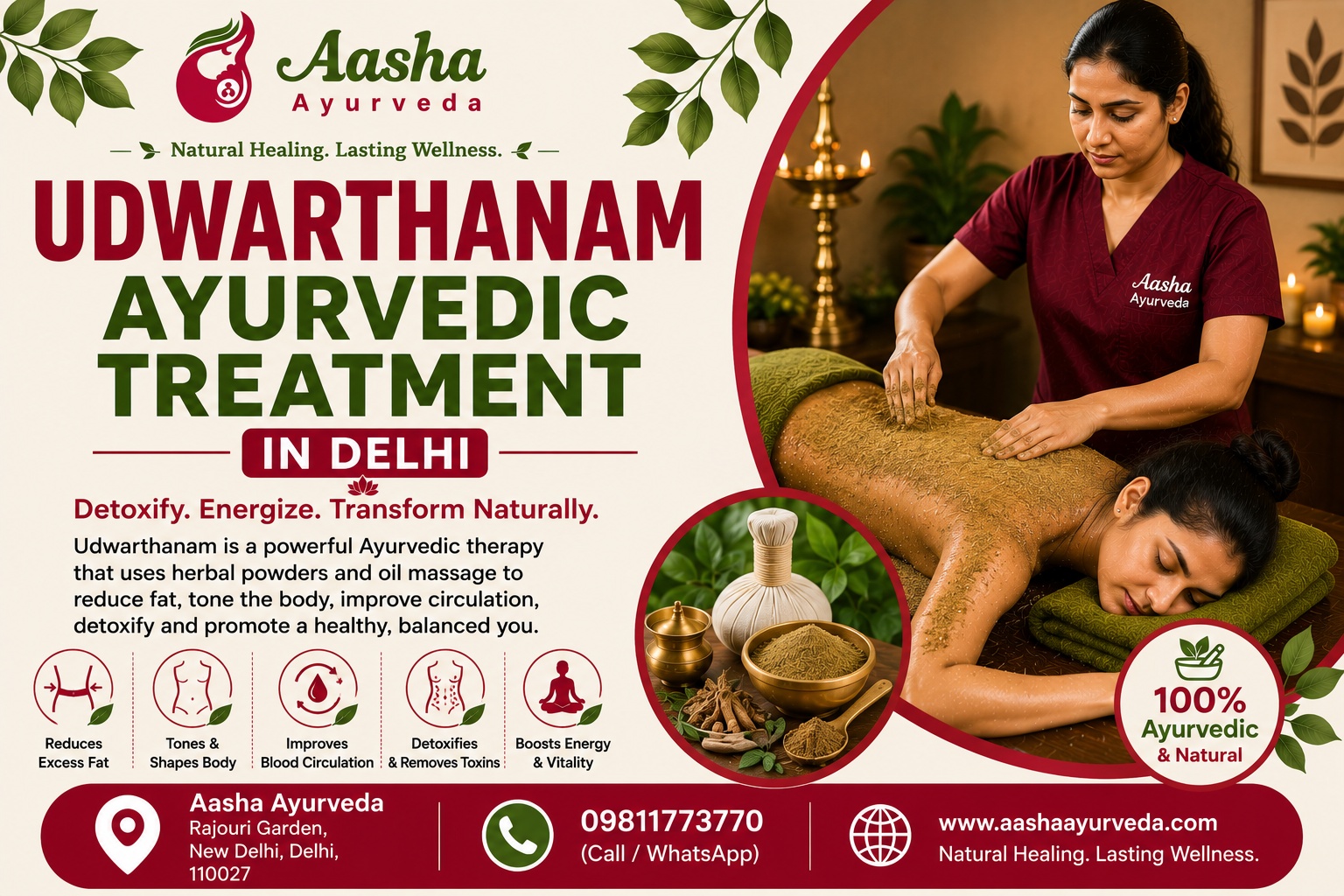 Udwarthanam Ayurvedic Treatment in Delhi