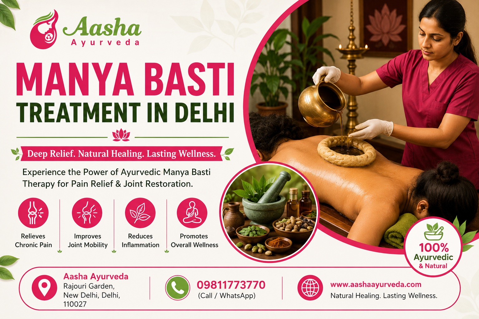 Manya Basti Treatment in Delhi