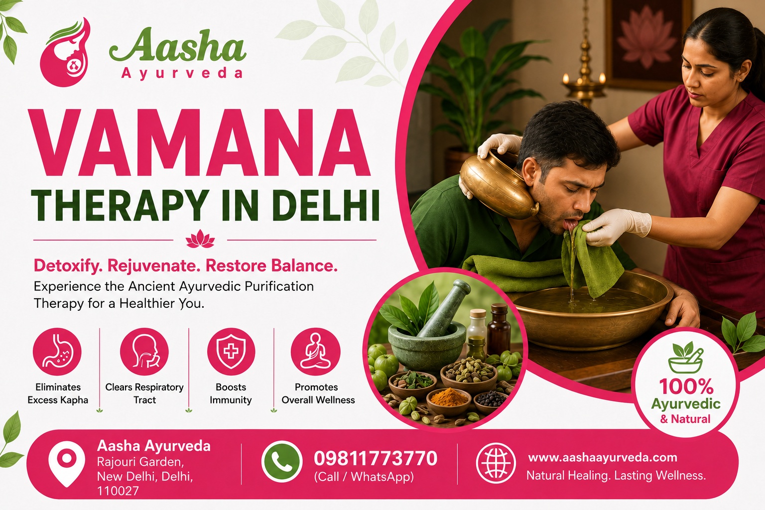 Vamana Therapy in Delhi