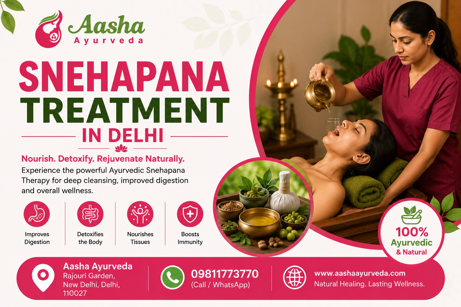 Snehapana Treatment in Delhi
