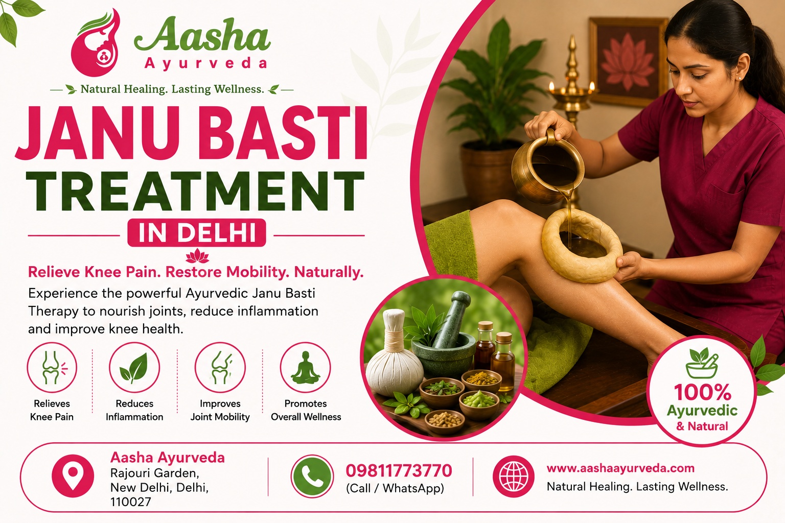 Janu Basti Treatment in Delhi